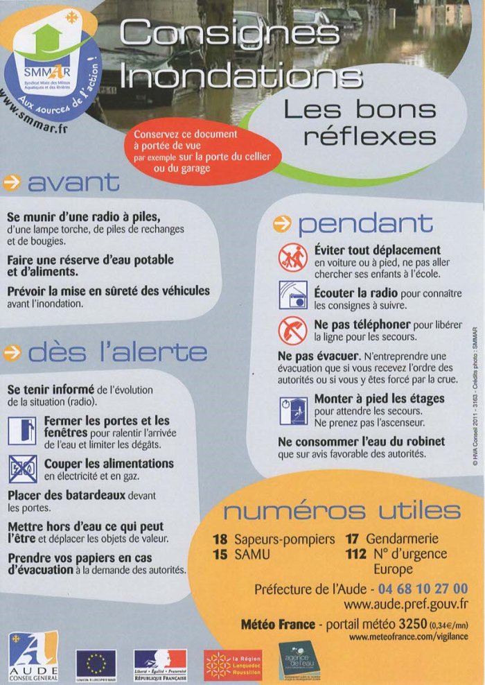 Consignes Inondations