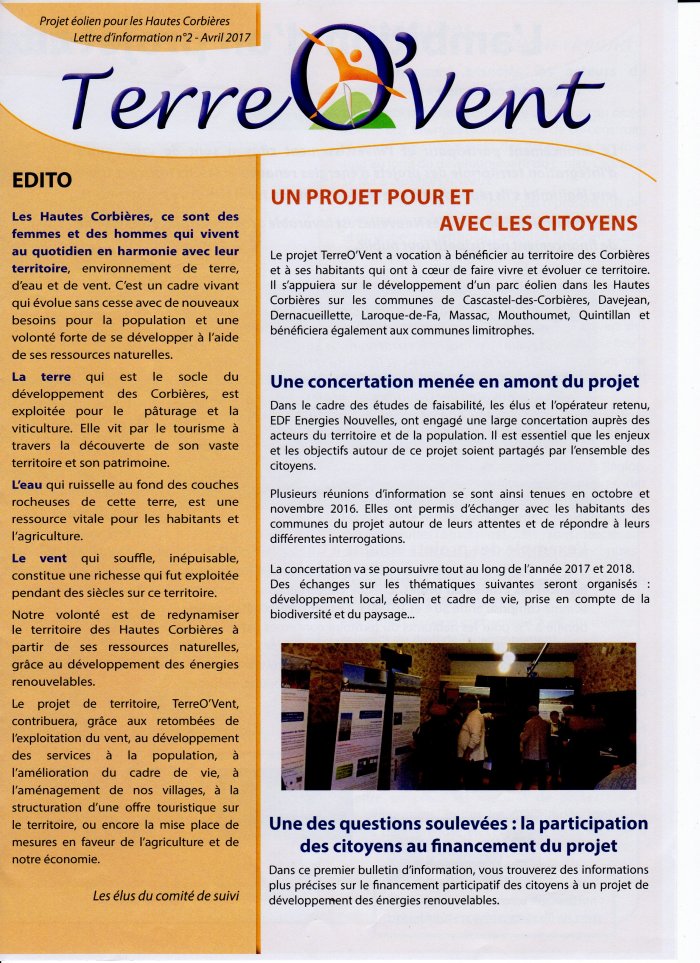 Terre O'Vent, un projet pour et avec les citoyens