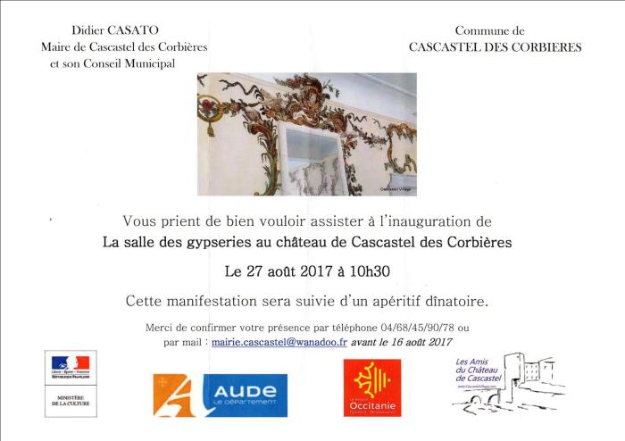 Inauguration Salle des Gypses 7 Août 2017