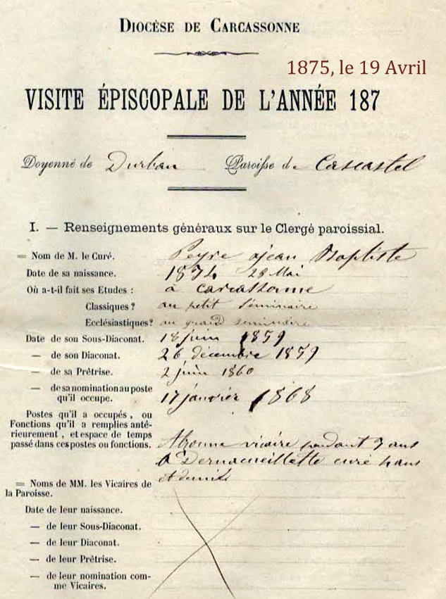 Abbé Jean Baptiste Peyre