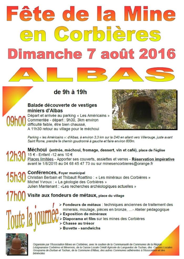 Fête de la Mine en Corbières 2016