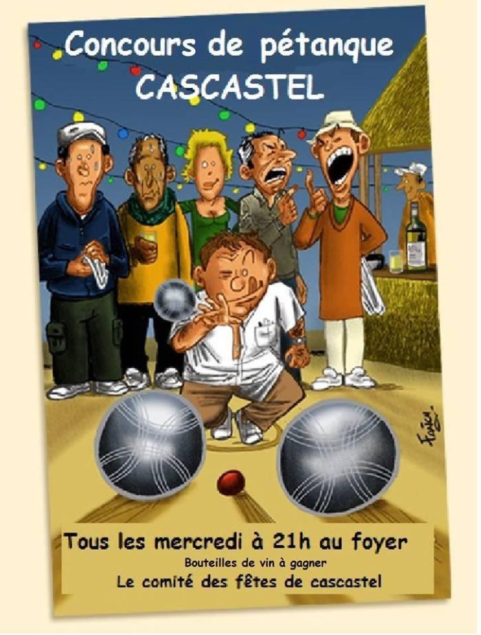 Concours de Pétanque Cascastel 2015