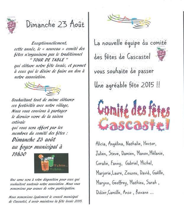 Fête Locale 2015-2