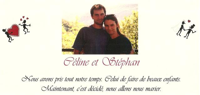 Mariage Céline Cournède, Stéphan Louche