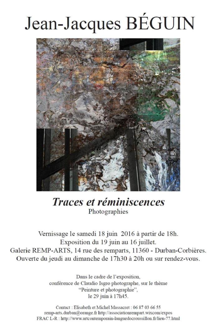 Traces et réminiscences, Photographies