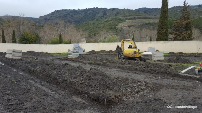 Mardi 20 Mars, la pose des bordures va pouvoir commencer