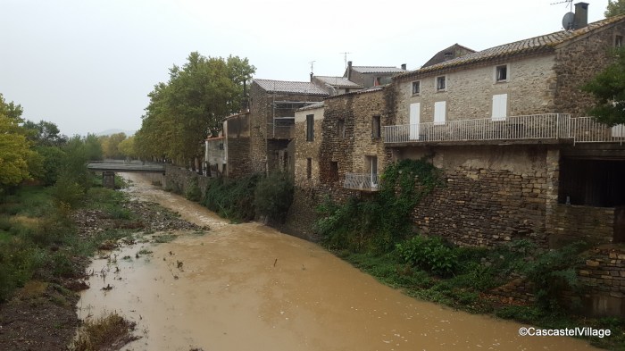 La Berre sous les maisons