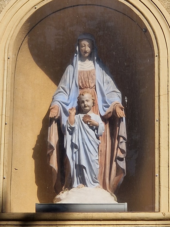 La vierge à l'enfant de Cascastel