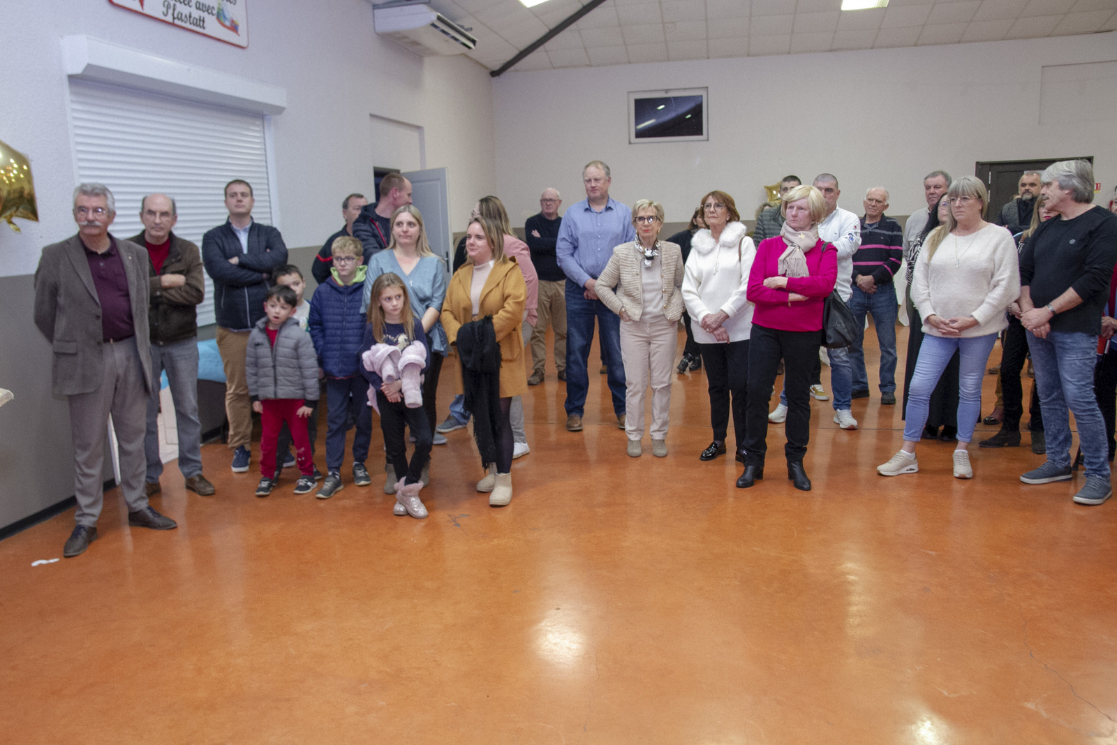 Cérémonie nouvel an 2025, le public